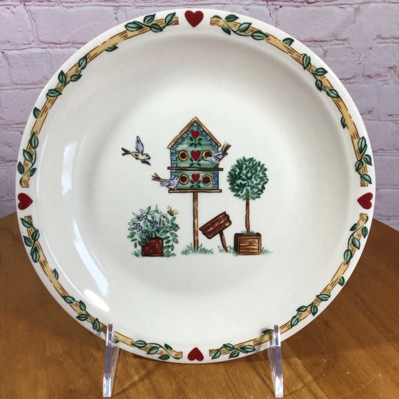 Thompson Pottery Birdhouse 3 Piece Place Setting - Picture 5 of 12